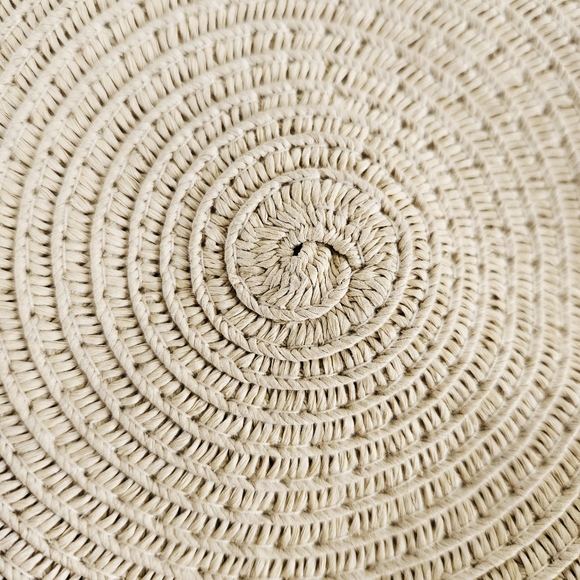 J. Crew Packable 100% Paper Straw Oversized Wide Brim Summer Floppy Sun Hat OS - Picture 6 of 8